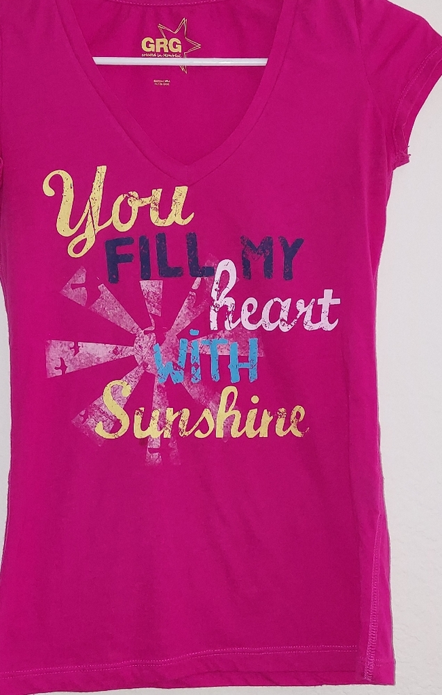 Garage Cotton V neck T-shirt